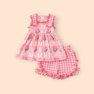 Girls Two Piece Butterfly Set